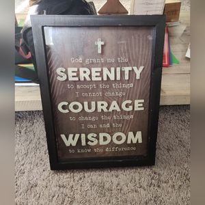 Serenity Prayer Decor